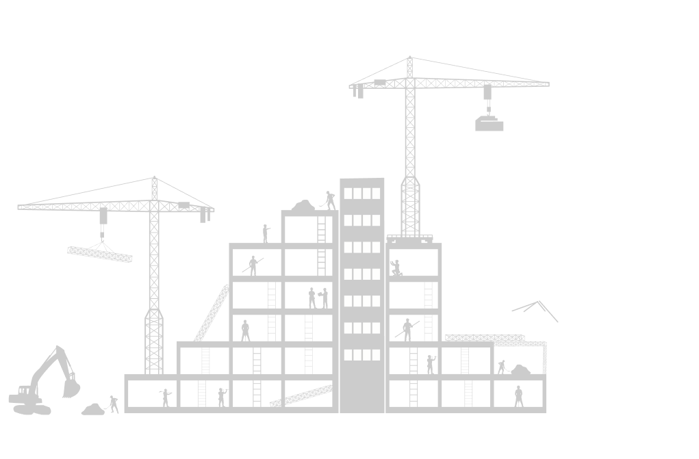 Construction management illustration